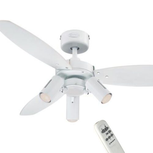 Stropní ventilátor se světlem a dálkovým ovládáním Westinghouse JET PLUS 78703