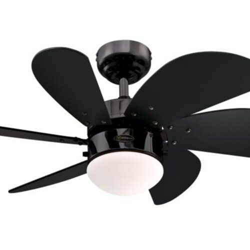 Stropní ventilátor se světlem a řetízkovým ovládáním Westinghouse TURBO SWIRL 78711