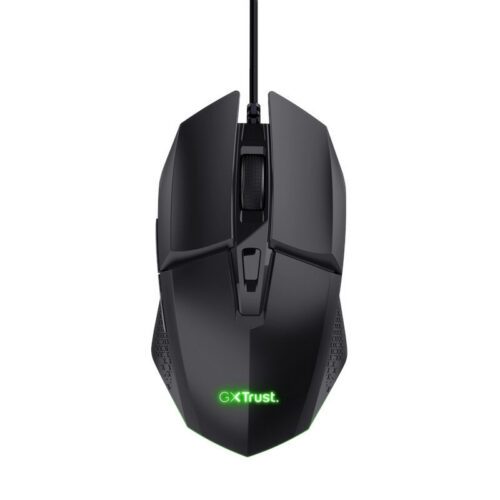 TRUST GXT 109 FELOX/Herní/Optická/Pro praváky/6 400 DPI/Drátová USB/Černá 25036