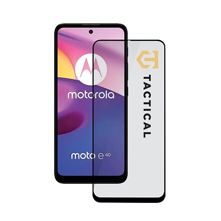 Tactical Glass Shield 5D sklo pro Motorola E30/E40 Black 57983106775