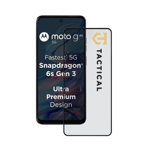 Tactical Glass Shield 5D sklo pro Motorola Moto G45 Black 57983123275