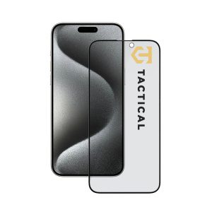 Tactical Glass Shield Privacy Stealth 5D sklo pro Apple iPhone 15 Pro Max Black 57983127194