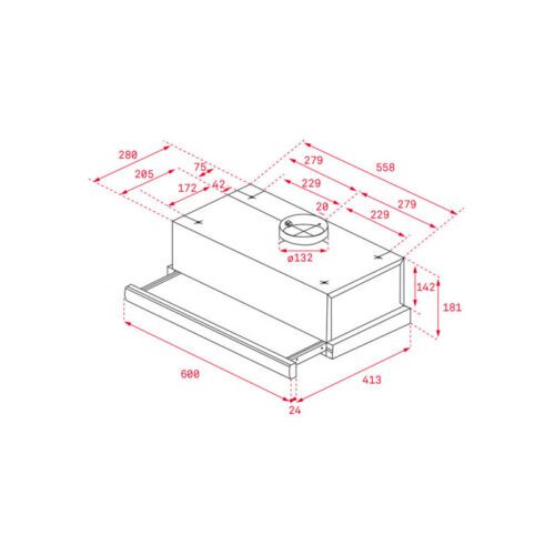 Teka TL 6310 X výsuvná digestoř - Obrázek 2