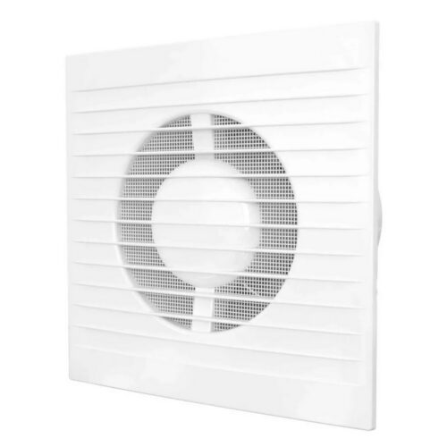 Ventilátor do koupelny Dalap 100 STZ se síťkou proti hmyzu a časovým doběhem