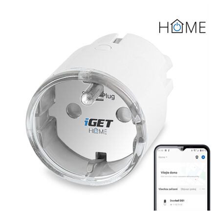 iGET HOME Power 1 - WiFi chytrá zásuvka 230V