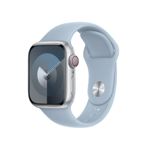 Apple 38/40/41mm světle modrý sportovní řemínek M/L - Obrázek 2