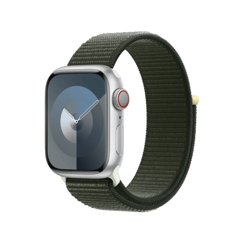 Apple Watch 38/40/41 mm cypřišově zelený provlékací sportovní řemínek - Obrázek 2
