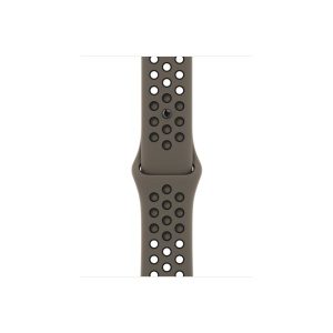 Apple Watch 38/40/41 mm olivově šedý / černý sportovní řemínek Nike