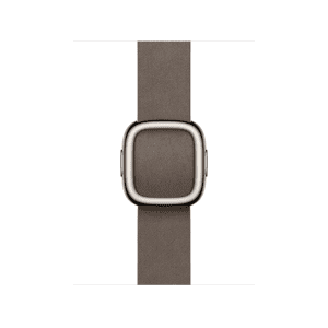 Apple Watch 38/40/41/42mm šedohnědý řemínek s moderní přezkou – střední