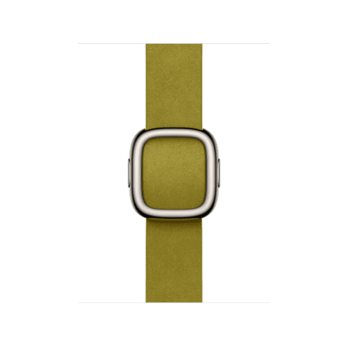 Apple Watch 38/40/41/42mm zelenožlutý řemínek s moderní přezkou – velký