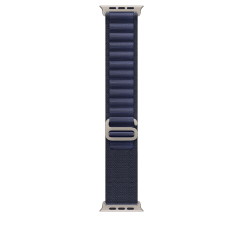 Apple Watch 44/45/46/49mm námořnicky modrý Alpský tah – velký – provedení z přírodního titanu