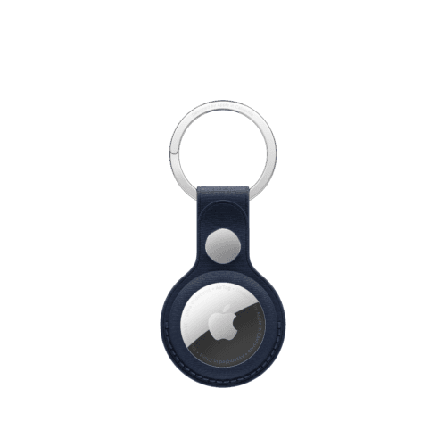 Apple klíčenka z tkaniny FineWoven na AirTag - temně modrá