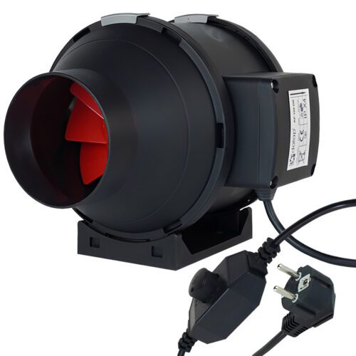 Axiální potrubní ventilátor Dalap AP 100 DR s regulátorem otáček