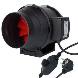 Axiální potrubní ventilátor Dalap AP 125 DR s regulátorem otáček