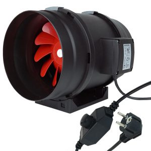 Axiální potrubní ventilátor Dalap AP 200 DR s regulátorem otáček