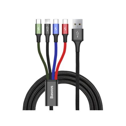 Baseus CA1T4-B01 Fast 4in1 Kabel Lightning