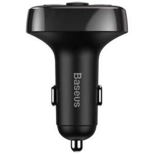Baseus bluetooth MP3 FM Transmiter s nabíjením 2xUSB 3.4A černý 6932172626976