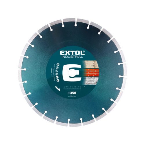 EXTOL INDUSTRIAL Kotouč diamantový řezný segmentový na BETON