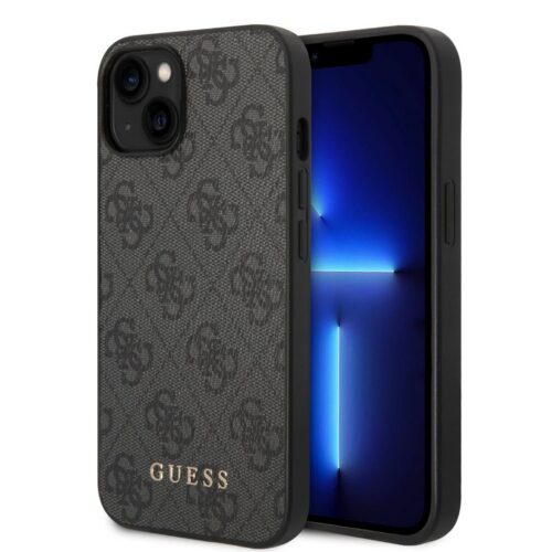 Guess 4G Zadní Kryt pro iPhone 14 Grey GUHCP14SG4GFGR