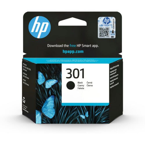HP 301 Černá originální inkoustová kazeta CH561EE