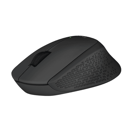 Logitech M280/Ergonomická/Optická/Pro praváky/1 000 DPI/Bezdrátová USB/Černá 910-004287