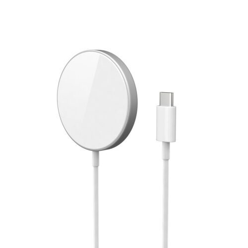 MagSafe bezdrátová nabíječka iSTYLE Fast Magnetic Wirelles Charger - stříbrná - Obrázek 2
