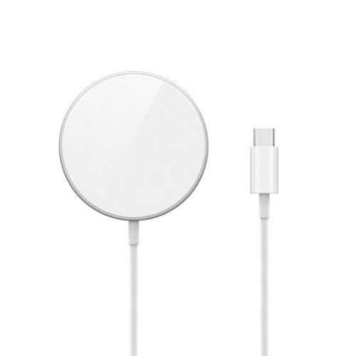 MagSafe bezdrátová nabíječka iSTYLE Fast Magnetic Wirelles Charger - stříbrná