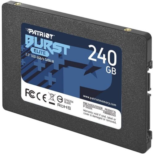 PATRIOT Burst Elite/240GB/SSD/2.5''/SATA/3R PBE240GS25SSDR - Obrázek 2