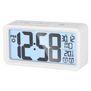 Sencor SDC 2800 W Digitální hodiny s budíkem LCD displej s krátkodobým bílým podsvícením