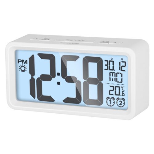 Sencor SDC 2800 W Digitální hodiny s budíkem LCD displej s krátkodobým bílým podsvícením