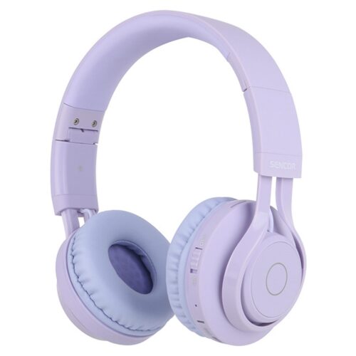 Sencor SEP FRIEZA PURPLE Dětská bezdrátová sluchátka Led podsvícení