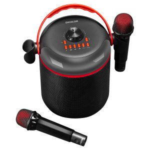 Sencor SSS 3400K Bezdrátový karaoke reproduktor Dva bezdrátové mikrofóny v balení