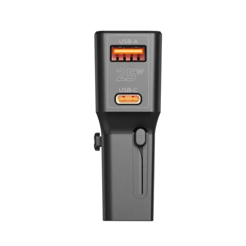 25W cestovní adaptér Mobile Origin Travel Adapter - černý - Obrázek 2