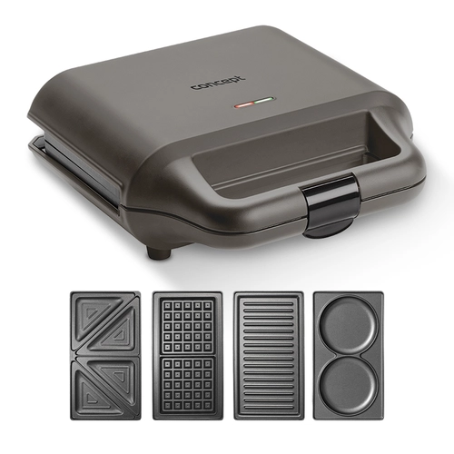 Concept Toustovač 4v1 s vyměnitelnými deskami 700 W SV3057