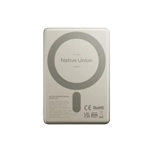 MagSafe powerbanka Native Union Active 5000mAh - stříbrná - Obrázek 2