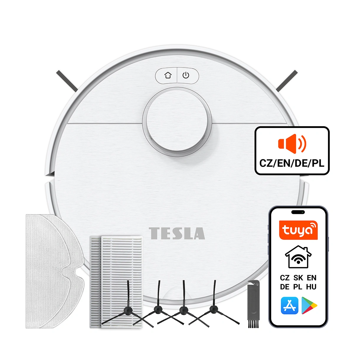 TESLA RoboStar iQ550 - laserový robotický vysavač