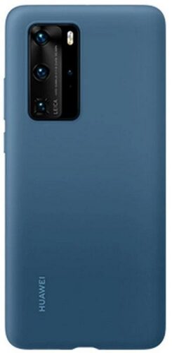 Huawei Original Silikonový Kryt pro P40 Pro Ink Blue