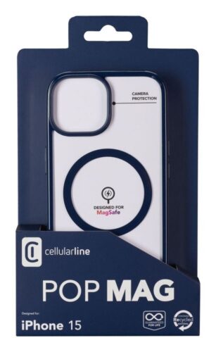 Zadní kryt Cellularline Pop Mag s podporou Magsafe pro Apple iPhone 15
