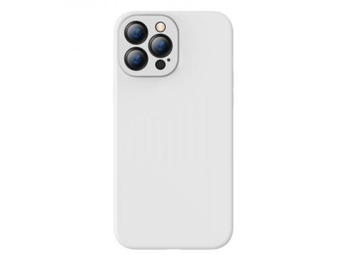 Baseus iPhone 13 Pro case Liquid Silica Gel Protective White (ARYT000402)