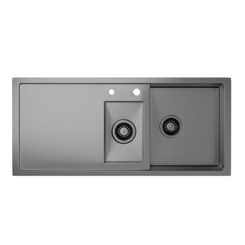 Klarstein TitanSteel kuchyňský dřez s odkapávačem