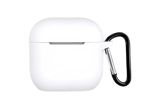 Ochranné pouzdro na sluchátka AirPods 2024 - Bílé
