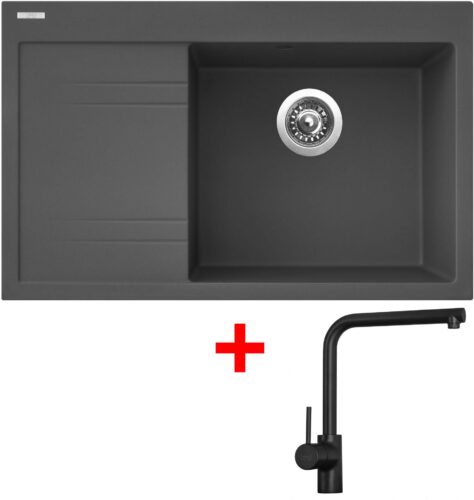 Sinks RIM 780 P Titanium + Elka černá matná