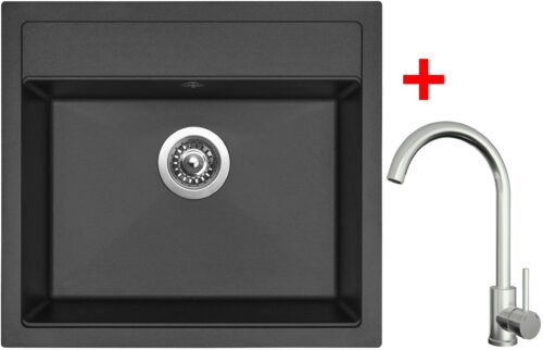 Sinks SOLO 560 Pureblack + ARCO celonerezová
