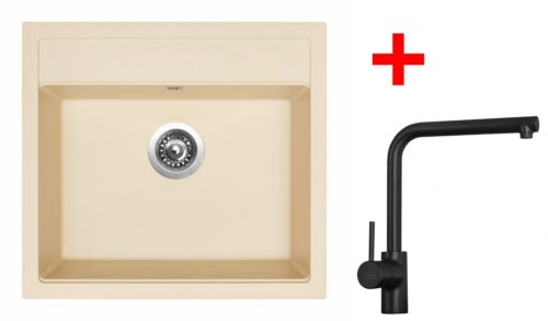 Sinks SOLO 560 Sahara + ELKA Černá matná