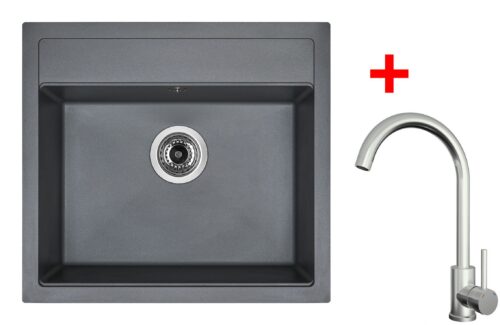 Sinks SOLO 560 Titanium + ARCO celonerezová