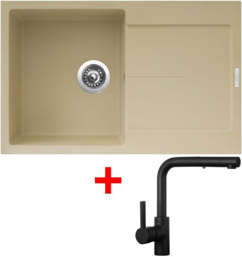 Sinks ULTIMA 790 Sahara + ENIGMA S Černá matná