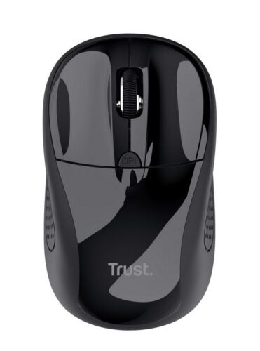 TRUST BASICS/Kancelářská/Optická/1 600 DPI/Bezdrátová USB/Černá 24658