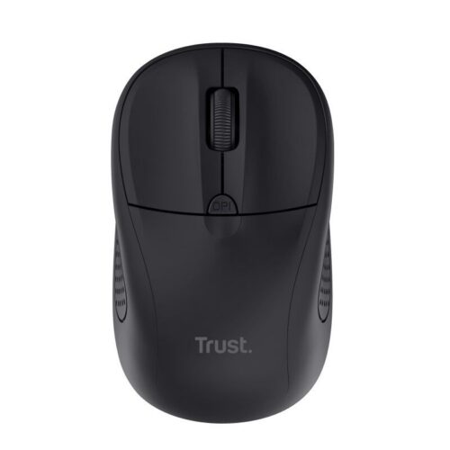 TRUST Primo/Kancelářská/Optická/1 600 DPI/Bezdrátová USB/Černá 24794