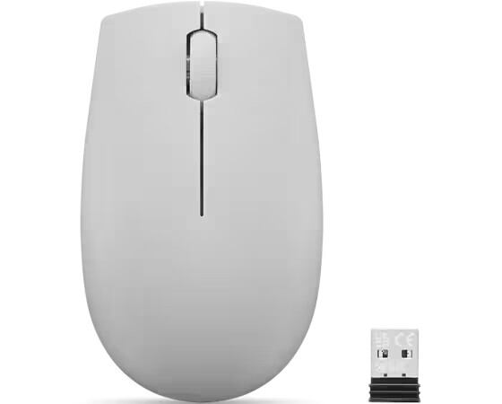 Lenovo 300/Cestovní/Optická/Bezdrátová USB/Artic Grey GY51L15678