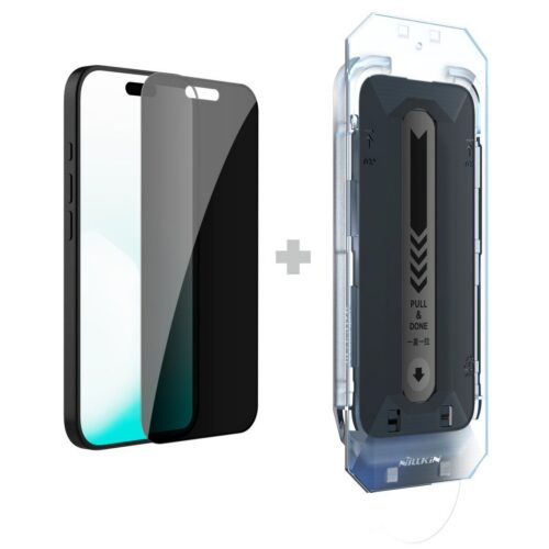 Nillkin Tvrzené Sklo 0.25mm Guardian 2.5D pro Apple iPhone 17 Pro Black (s aplikátorem) 57983127540